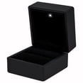 thumbnail image 1 of Caja para anillo con luz LED AurixCompact 1Pza Negro 6x6.5x5cm PVC Joyero., 1 of 5