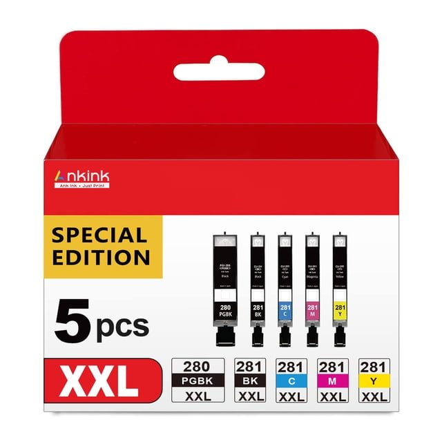 Cartuchos de tinta Ankink 280XXL 281XXL para Canon TR8620a TR8520