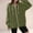 A01_Army Green, variant on Womens Winter Fall Coats Open-Front Full-Zip Sweatshirt Thermal Lounge Warm Hooded Sweater Top Relaxed Fit Blouses Solid Basic Long Sleeve Blouse with Pockets