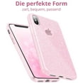 thumbnail image 4 of Mobile Phone Cover Compatible With Iphone Xr Cover Glitter Pink Glossy Silicone Case Tpu Case Bumper With Glitter Design Sparkles Pink, 4 of 6