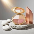 thumbnail image 2 of Eye & Cheek Palette - Eyeshadow and Highlighter Makeup (with Detachable Brush), Makeup Palettes Contour Kit, Shimmer Glow Face Highlighter Palette for Women Face, Natural Glow Contour Powder (1pcs), 2 of 7