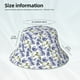 thumbnail image 3 of Balery Blue Flax Flowers Sombreros para el sol para hombre y mujer, sombrero de pescador con UPF 50+, 3 of 6