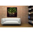 thumbnail image 5 of Epic Art 'Dear Darkness' by Mario Sanchez Nevado, Acrylic Glass Wall Art, 36"x36", 5 of 7