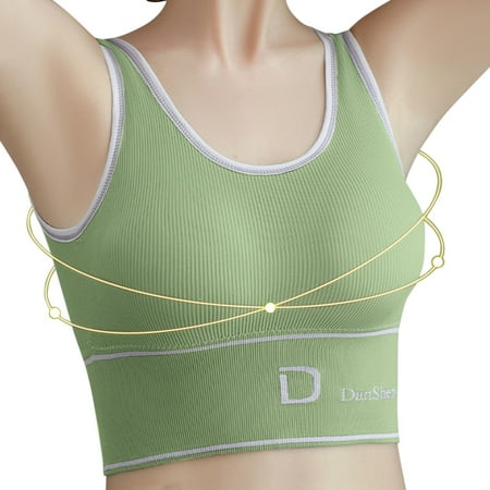 

Ykohkofe Womens Light Support Seamless Sports Bra Wireless Yoga Bra Top