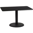 thumbnail image 5 of Bowery Hill 30" x 48" Restarant Dining Table in Black, 5 of 8