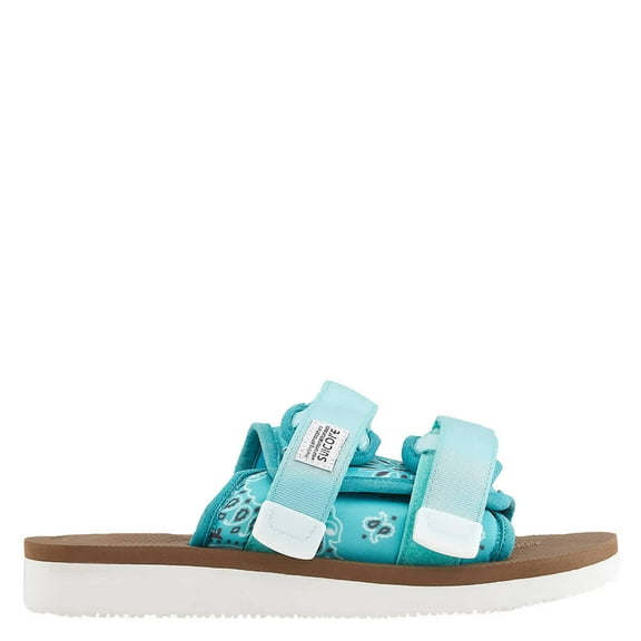 Suicoke Ladies Teal Moto-Cab Slippers, Brand Size 7 ( US Size 10 )