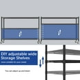 thumbnail image 4 of 3-Tier Adjustable Heavy Duty Steel Wire Rack 59.6"x24"x51.6", 4 of 7