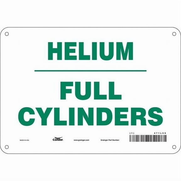 Condor Safety Sign,7 in x 10 in,Aluminum 471L66