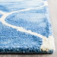 thumbnail image 3 of Safavieh Dip Dye Christabella Distressed Runner Rug, Blue/Ivory, 2'3" x 8', 3 of 7