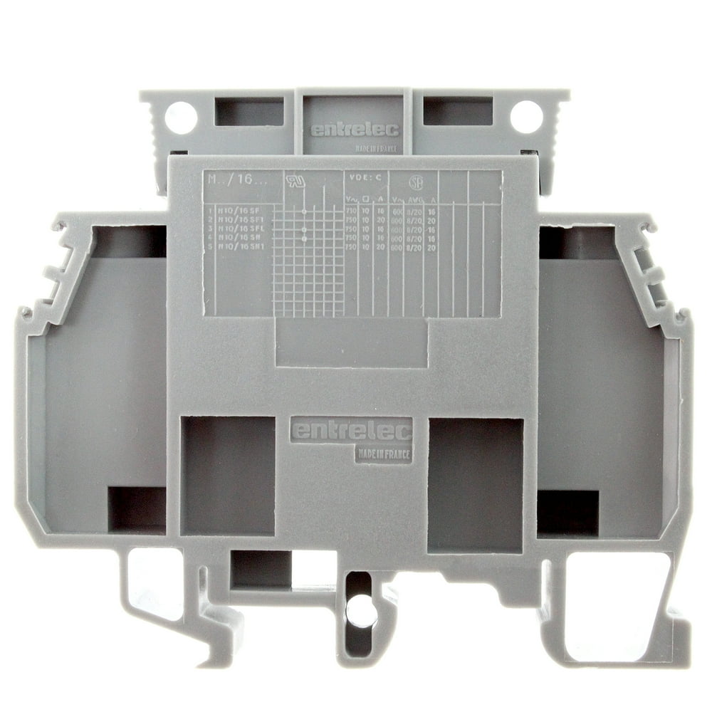 Entrelec M10/16 Terminal Block Fuse Holder 16Amp, 250Volt