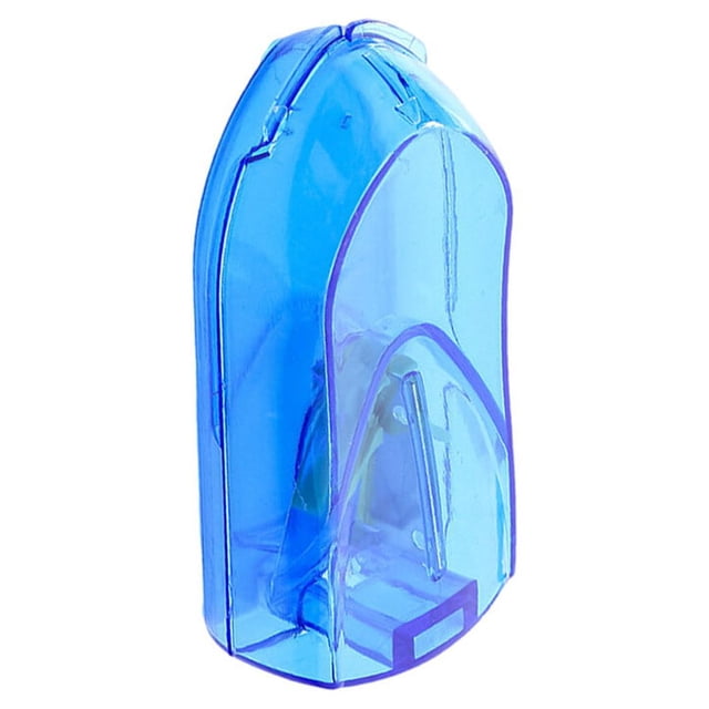 ZheElen Plastic Pill Refillable Splitter Portable Tablet Manual Crusher Reusable Storage Box Personal Organizer Blue 1Set