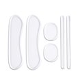 thumbnail image 1 of 3pcs Anti-Slip High Heel Sole Pads Transparent Gel Back Heel Pads Shockproof Forefoot Cushion, 1 of 7