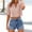 02 Pink, variant on Weiqiqre Spring Tops for Women Short Sleeve Casual Cardigan Shirt Button Down Open Front V-Neck Loose T-Shirt Crop Tops