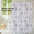 thumbnail image 2 of Light Purple Lavender and Lilac Shower Curtains,Cute Bow Floral Bath Curtains for Bathroom,Waterproof Polyester Fabric Bath Curtain Decor Accessories with Hooks 72"W x 96"L (Pack of 1), 2 of 6