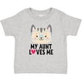 thumbnail image 3 of Inktastic My Aunt Loves Me Niece Cat Girls Baby T-Shirt, 3 of 5