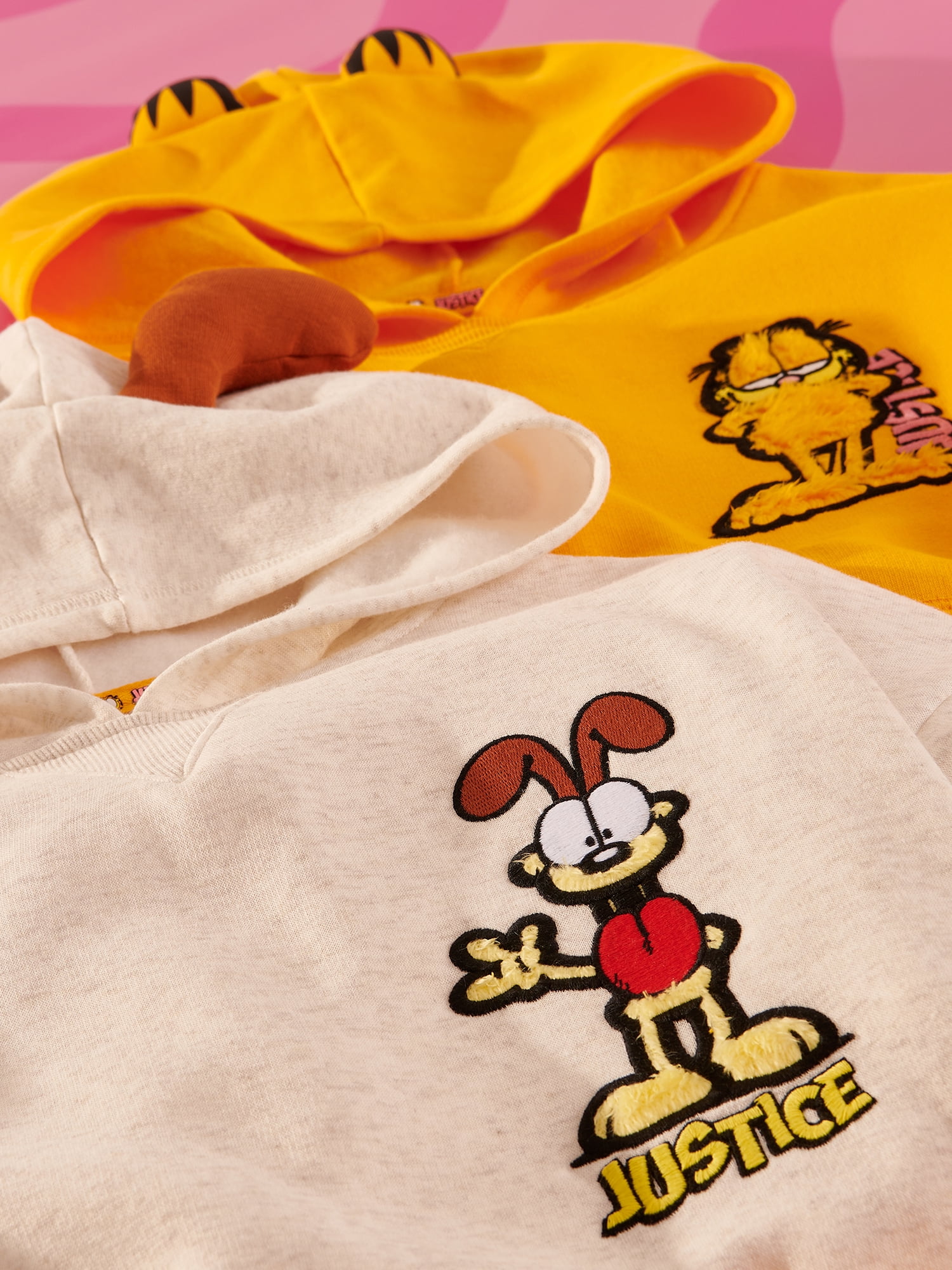 Justice x Garfield Girls Graphic Hoodie, Sizes XS - XLP