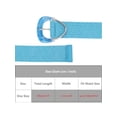thumbnail image 4 of INSPIRE CHIC Women Woven Wide Stretch Belts, Straw Rattan Triangle Buckle Elastic Belt Waistband for Dress 41.3x1.9"(LxW) Blue, 4 of 6