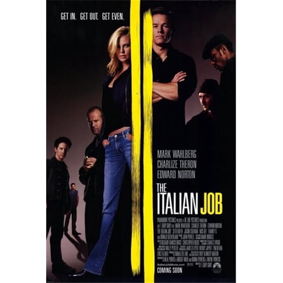 Pop Culture Graphics The Italian Job Movie Poster - 11 x 17