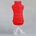 thumbnail image 4 of Lovebay Turtleneck Knitted Dog Sweaters Winter Outfits Knitwear Pet Coats Cat Clothes Red L, 4 of 6
