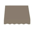 thumbnail image 2 of Awntech 4.38 Ft San Francisco Closed-Sided Fixed Awning Canopy (52.5in x 16in x 30in), Taupe, 2 of 3