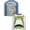 Buzz Grey Blue White, variant on Toy Story Toddler Boys' 2-Pack Long Sleeve T-Shirts Red Grey