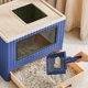 thumbnail image 3 of Caja De Para Gatos, Caja De Para Gatos Semicerrada De Plástico Para Amantes De Los Gatos, 3 of 7