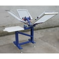 thumbnail image 3 of INTBUYING 4 Color Screen Printing Machine Silkscreen Press t Shirt Equipment Rotary Printer, 3 of 11