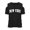 Black, variant on Girls Summer Casual Oversized Basic Cold Shoulder Crewneck Short Sleeve Tee Color:Black,Size:7-8 Years