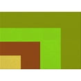 thumbnail image 1 of Ahgly Company Machine Washable Indoor Rectangle Transitional Dark Bisque Brown Area Rugs, 2' x 4', 1 of 7