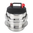 thumbnail image 2 of Camping Pressure Cooker 1.6L Stainless Steel Portable Versatile Pressure Cookware for Home Outdoor, 2 of 5