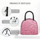 thumbnail image 4 of Fotbe Pink Glitter Bolsa de Almuerzo con Estampado, Lonchera Aislada, Contenedor de Comida Reutilizable Tipo Cooler a Prueba de Fugas, 4 of 6