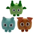 thumbnail image 1 of Big Games Cat Peluche avec Code Simulateur d'Animal X Jouet en Peluche Chat Carré, 1 of 1