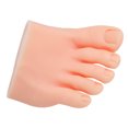 thumbnail image 4 of Modelo De Pie De Práctica De Silicona Flexible Y Móvil Para Tren De Arte De Uñas, Pedicura, Tatuaje - Textura De Piel Realista Con Dedos De Los Pies, Inodoro Y Reutilizable, 4 of 7