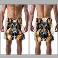 thumbnail image 3 of luoweisi Men's Beach Shorts Quick Dry Swim Trunks with Mesh Lining Sheepdog L, 3 of 5