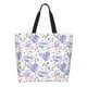 thumbnail image 1 of Disketp Lavender Flowers Bolsa Tote Estampada para Mujer, Bolso de Hombro y de Mano para Compras y Viajes, 1 of 8