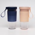 thumbnail image 4 of Pequeña taza de jugo portátil, exprimidor eléctrico USB, máquina de cocina para el hogar, rosa, 4 of 5