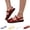 14# Red, variant on Women’s Jelly Sandals Breathable Mesh Slip On Lightweight Casual Summer Garden Beach Shoes,Navy 36