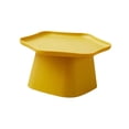 thumbnail image 2 of Mesa auxiliar pequeña, mesa de café para bebidas, para baño, sofá, silla, mesita de noche Hexágono Amarillo, 2 of 8