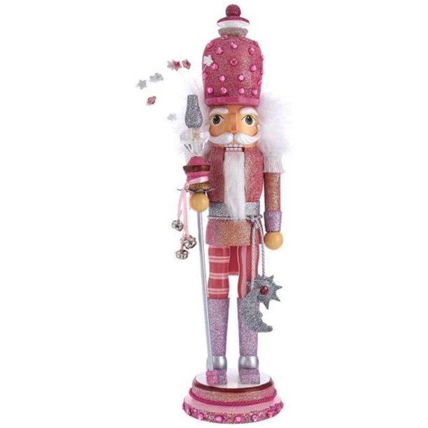 Kurt Adler 17.5Inch Hollywood Millennial Pink Nutcracker