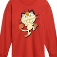 thumbnail image 3 of Pokémon - Meowth Mischevious Laugh - Youth Long Sleeve Graphic T- Shirt, 3 of 5