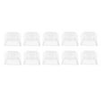 thumbnail image 2 of Esquirla 10 Pack DIY Transparent Keycaps Set Mechanical Keyboards PBT Gaming Keyboard Key Clear, 2 of 8