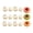 6sets, variant on Press-Style Plastic Molds with Detachable Parts, Creative Double-Ended Cookie Shaper Press for Shaping Homemades Pastries