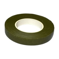 CalCastle Craft Floral Tape Stem Wrap Tape Florist Tape 2pcs/pkg  (Olive)