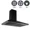 black, variant on 30 inch Wall Mount Range Hood 450 CFM with Ducted/Ductless Convertible Duct Stainless Steel Chimney-Style Over Stove Vent Hood with LED Light 3 Speed Exhaust Fan Black Hood Vents for Kitchen