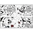 thumbnail image 1 of Halloween Window Clings - Double-Side Removable Halloween Window Stickers Glass Decals for Party Decorations Pumpkin Spider Bat Ghost Witch Window Décor, 1 of 3