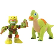 TMNT Half Shell Heroes Dino Mikey and Brachiosaurus