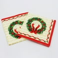 thumbnail image 6 of Jiaroswwei 20Pcs/Lot Facial Tissue Delicate Skin-Friendly Paper Soft Christmas Tree Wreath Printed Napkins for Party, 6 of 8