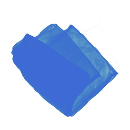 Universal Birdcage Cover Seed Catcher Nylon Mesh Parrot Cage Skirt- White (Not Include Birdcage)