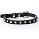 thumbnail image 1 of El collar de perro de cuero de PU es adecuado para perros pequeños, collar de perro pequeño ajustable con diamantes de imitación, 1 of 5