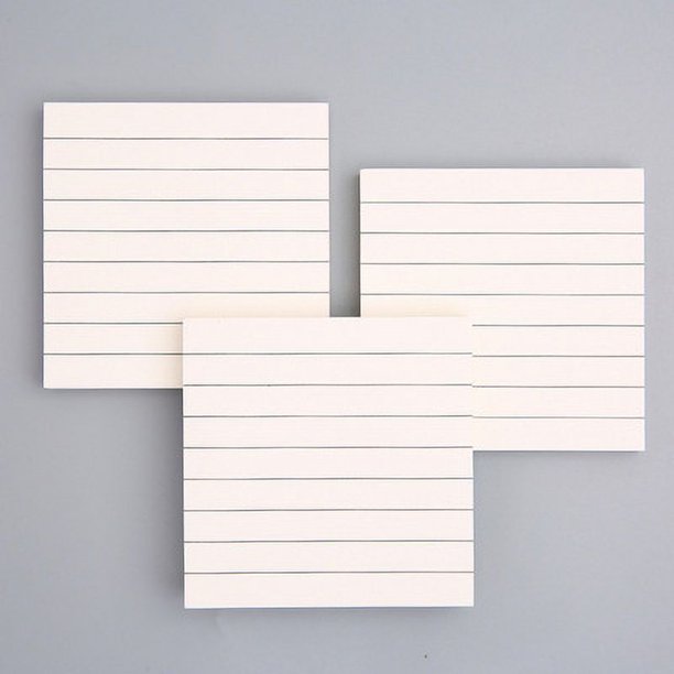 XmhyTop 8 blocs de notas adhesivas de 3 x 3 pulgadas, blocs de notas autoadhesivos, 80 hojas/bloc, blocs de notas súper adhesivos, notas adhesivas blancas,trabajar y la vida diaria